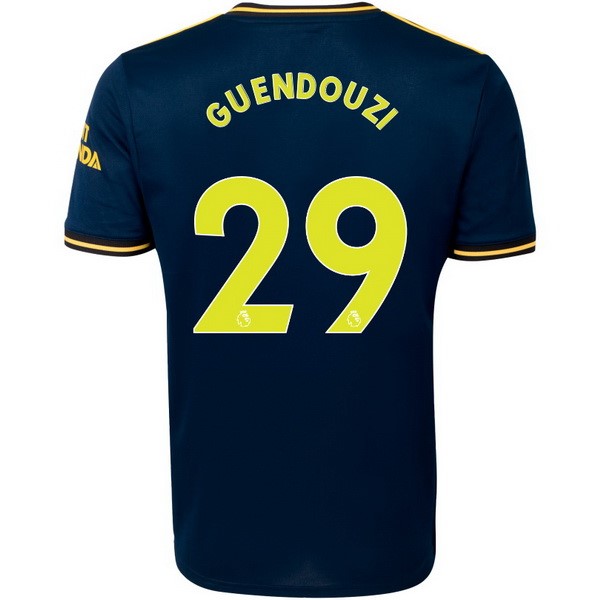 Camiseta Arsenal NO.29 Guendouzi Tercera equipación 2019-2020 Azul